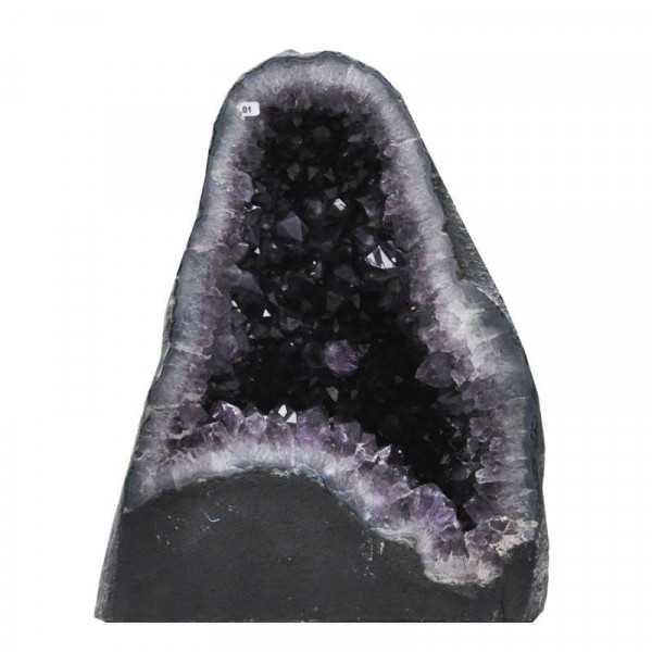 Amethyst Druse 33 cm hoch mit großer Höhle