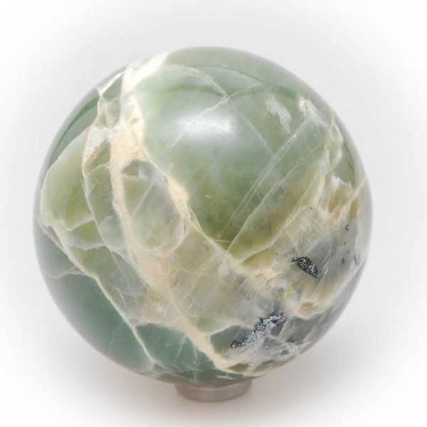 Mondstein grün Kugel 8,8 cm
