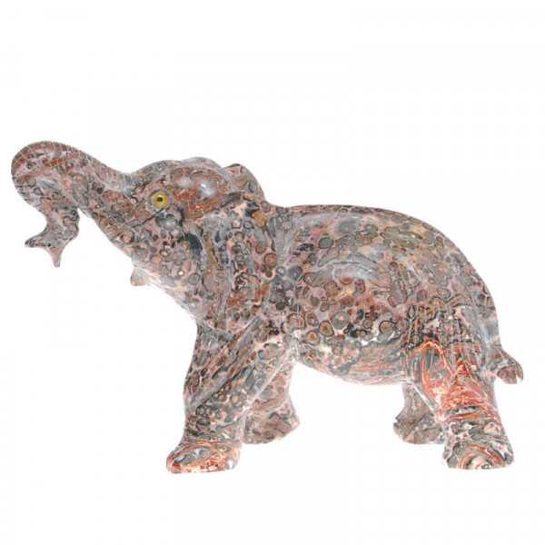 Leopardenfell Jaspis Elefant