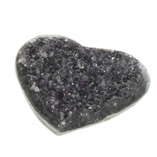 Amethyst Drusen Herz 9 x 8 cm