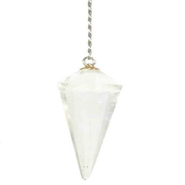 Edelsteinpendel Bergkristall ca. 3 - 4 cm groß